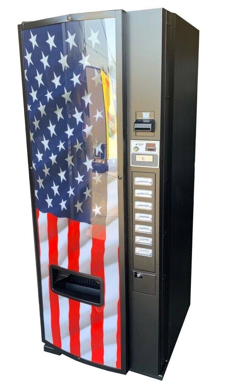 s-l1600-4-3 Dixie Narco 276E Beverage Vending Machine American Flag (Refurbished) - Image 1