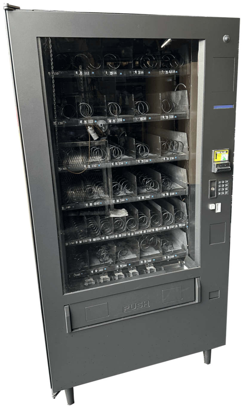 s-l1600-5-1 CRANE National 167 VE Revision Door Snack Vending Machine MDB 5-Wide (Refurbished) - Image 1